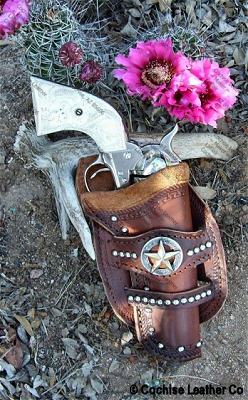 Western Leather Gun Holster