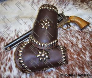Western Leather Cowboy Cuffs