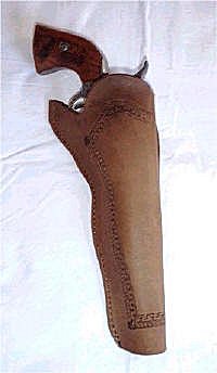 Slim Jim Western Leather Gun Holster