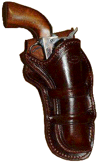Western Style Leather Mexican Loop Variation Holster