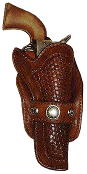 Mexican Loop Half Skirt Leather Gun Holster