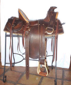 1800's Style Half-Seat Saddle w/Means-style Tree