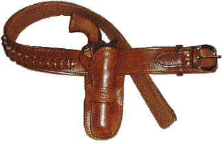Early 1900's Style Gunbelt Holster Set