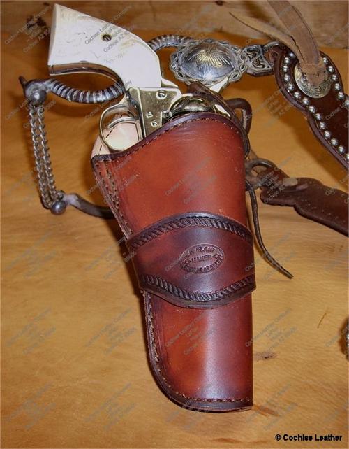 The Duke Holster - Shown Plain - Border Tooling is available