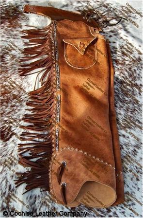 Old Time Shotgun Leather Chaps